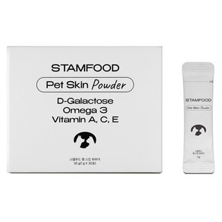 스탬푸드 펫 스킨 파우더 강아지 피부영양제