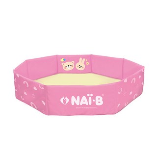 나이비 실내 아기 모래놀이 촉감 놀이 매트, 핑크, 1개