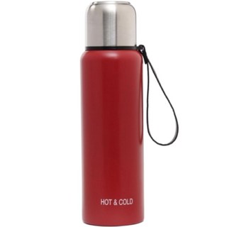 듀얼 진공 보냉보온병, 레드, 1L, 1개