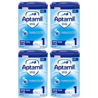 압타밀 프로누트라 플러스 분유 1단계, 800g, 4개