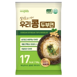 100g당 17kcal 바로먹는 두부면 해썹인증, 10개, 180g