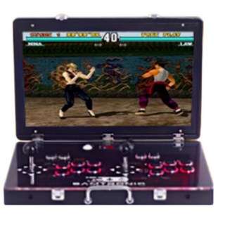 오락단 최신 고전게임 월광보합 판도라박스 정품 레트로게임기 옛날게임 철권 6 캠핑게임, 유선형(플러그식), 2D/블랙/2인용