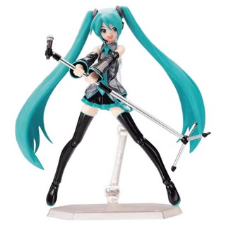 figma 014 하츠네 미쿠 버추얼 싱어 가동 피규어 소형 장식품
