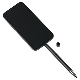 서앤오 국내개발 GPT AI 64GB C타입 OTG 대용량 장시간 휴대용 45시간 보이스레코더 볼펜 녹음기, 블랙