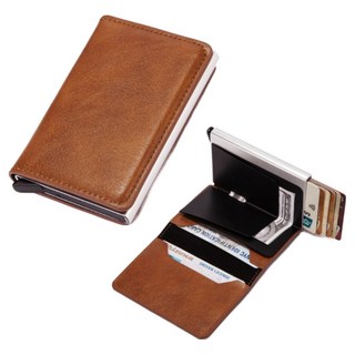 RFID 해킹차단 자동 카드지갑 슬라이드 원터치 팝업