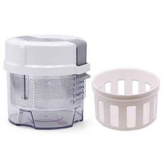 [업그레이드신제품 대용량 2.4L]홍여진 하이로 빅스텐 매직 짤순이 대용량 2.4리터 3배 더 커진 304스테인리스로 색배임 냄새걱정 NO, 본품+유청분리기, 1세트