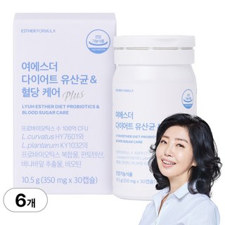 [본사직영] 여에스더 다이어트 유산균 & 혈당 케어, 6개, 30정