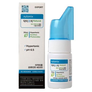 닥터코치 비강세정코스프레이 [공식판매채널] 이비인후과자문 의약외품 코막힘 코건조 코건강 케어 병원 약국판매 판매처 와이스마케팅판매, 2개