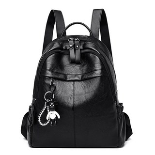 리치모리 캐주얼 데일리 가죽 백팩