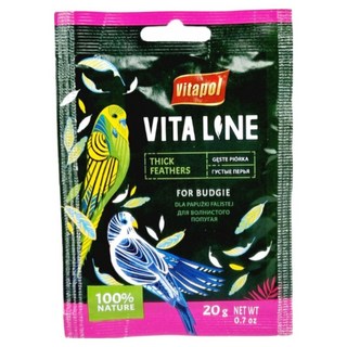 앵무새 간식 비타폴 비타라인 슈퍼컬러 20g [깃털발색 강화/ 편식예방]/새 앵무새 사료 먹이 모이 밥 간식 용품 보충 건강 영양, 1개