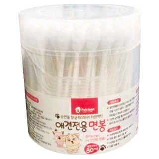 펫크린 애견전용 면봉 80P 1개