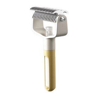 세요나 물분사빗 반려 동물 브러쉬, 1개, 옐로우