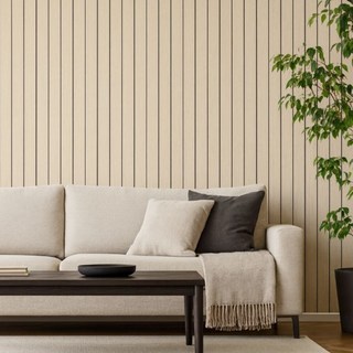 샤밋 템바보드 붙이는 접착식 셀프 인테리어 단열 방수 벽지, 아이보리1개