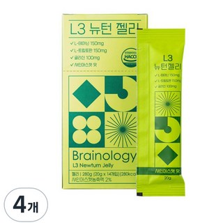 기질 젤리 L3 뉴턴 젤리, 4개, 280g