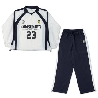 나일론 오픈 카라 저지 셋업 (아이보리) CSOs-017 [남여공용]