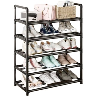 리틀보이 다용도 튼튼 신발장 업그레이드, 5단, 블랙