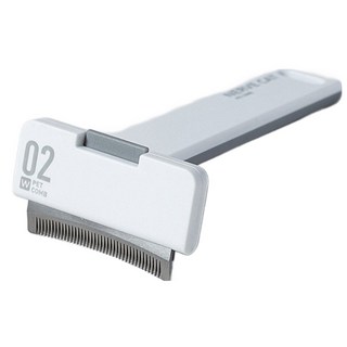 체리레이 반려동물 심플 디자인 퍼미네이터 브러쉬 빗 [1198], 그레이 M, 1개