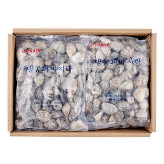 비자숙 피 바지락 5KG 냉동 바지락 육수용 조개 해감 세척완료, 비자숙 피바지락 5KG, 1개