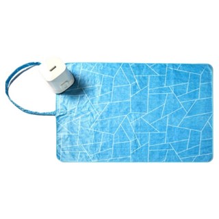 [TV홈쇼핑정품 인포벨]일월 에어컨매트 냉수마찰 여름 쿨링 자동펌프 저전력 인견 침대 냉감 매트, 더블 (110 x 150 cm)