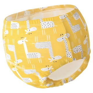 아띠래빗 유아용 순면 6중 배변훈련팬티, 노랑기린, 4개
