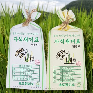 흥작가 쌀포대 용돈봉투 자식농사 풍년 생일 생신 설날 추석 어버이날 부모님 용돈이벤트, 새해복많이받으세요, 자식새끼표, 황색_벼모양 쌀포대, 1개