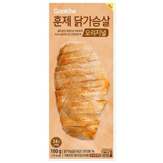 굽네 오리지널 훈제 닭가슴살, 20개, 100g