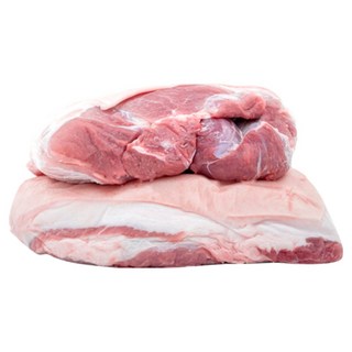 고기생각 국내산 한돈 통 앞다리살 원육 냉장 3.6kg 내외 수육용 돼지고기, 1개