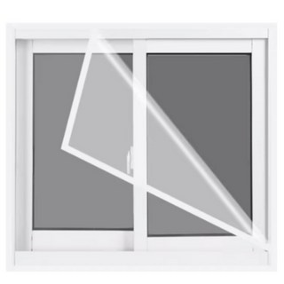 Life Rhythm 초강력 창문 바람막이 외풍차단 두꺼운 방풍비닐 방풍테이프 포함, 1개