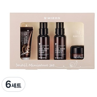 미즈온 스네일 리페어 라인 미니어쳐 여행용 4종 세트, 6세트