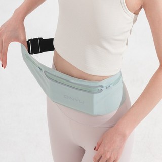 에어로티 초경량 방수 러닝벨트 플립 힙색, 1개, 파스텔 민트