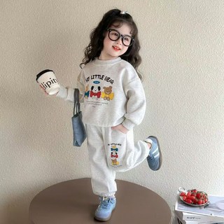 소소키즈 여아 귀요미 베어 트레이닝 상하복 세트 아동 키즈 주니어 봄 가을 외출복