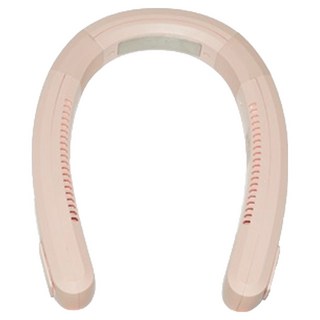 트렌드픽 펠티어 넥밴드 선풍기 4000mAh 냉각 선풍기 1+1, 핑크