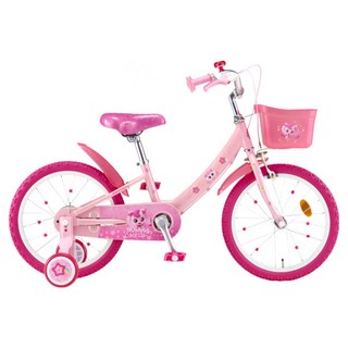 2025 삼천리 캐치 티니핑 하츄핑 자전거 아동 어린이 자전거 조립자전거, 90%조립, 16인치, 라이트핑크, 1개, 1110cm
