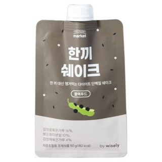 [당일출고] [MD/Pick] 다이어트 한끼쉐이크 블랙푸드맛, 3개