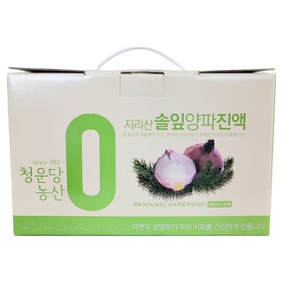 청운당농산 지리산 솔잎양파즙 순수 양파 빨간 자색 양파즙, 30개, 100ml