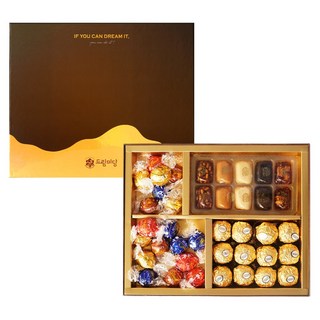 드림미당 행운합격엿 페레로 린도르 수험생 수능생 합격기원 응원간식 선물세트, 1세트, 432.5g