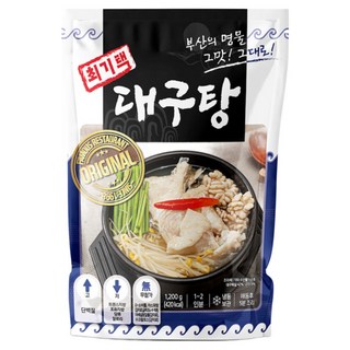 [최기택]대구탕 밀키트 야채포함 풀세트 /지리탕.매운탕., 1.2kg, 3개