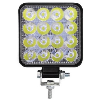 가민 24V LED써치라이트 후진등 해루질 서치라이트 화물차 작업등 집어등 차폭등 사이드램프, 1개, 16LED 48W사각