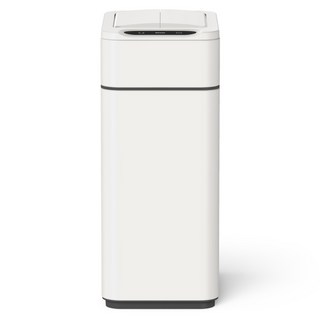 다룸 스마트 자동센서 스테인리스 휴지통 10L, 화이트, 1개