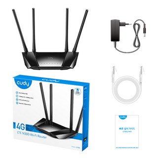 큐디 LT400 유심공유기 4G LTE 유심 라우터 농막 캠핑 카라반 공사장 CCTV 무선 와이파이 공유기, 1개