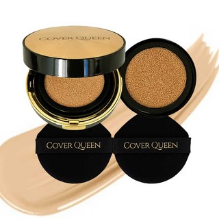 커버퀸 (결점) 풀커버 쿠션 파운데이션 SPF50+ PA++++, 23호 본품+리필, 1개