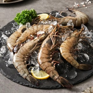 [1+1] 원뿔원 미다지 킹타이거새우 10/12미 500g+500g 블랙타이거새우 대하, 2개, 500g