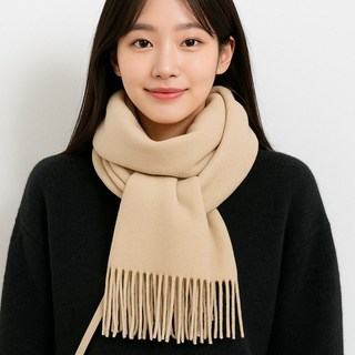 오르벨 무지 캐시미어 머플러 목도리 겨울 남녀공용 선물 추천