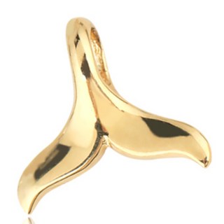 골드캣 14k 행운의 고래꼬리(소 대) 펜던트_N1006