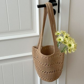 굿도우 여성 라탄 숄더백