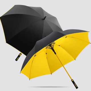 제이에스리빙 투톤 2겹 초대형 99% 자외선(UV)차단 골프 의전용 장우산