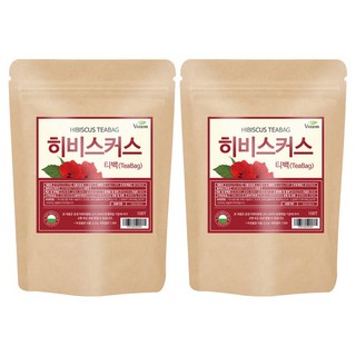 VOTEM 히비스커스 티백, 1.2g, 100개입, 2개