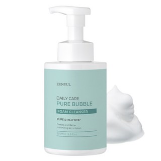 은율 데일리케어 퓨어 버블 약산성 폼클렌징, 500ml, 1개