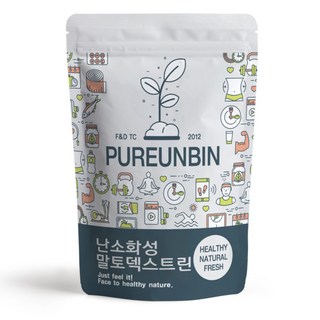 PUREUNBIN 難消化性麥芽糊精粉末, 500g, 1個