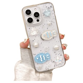 [영스피플 물고기 투명 아이폰 케이스 상세 이미지]